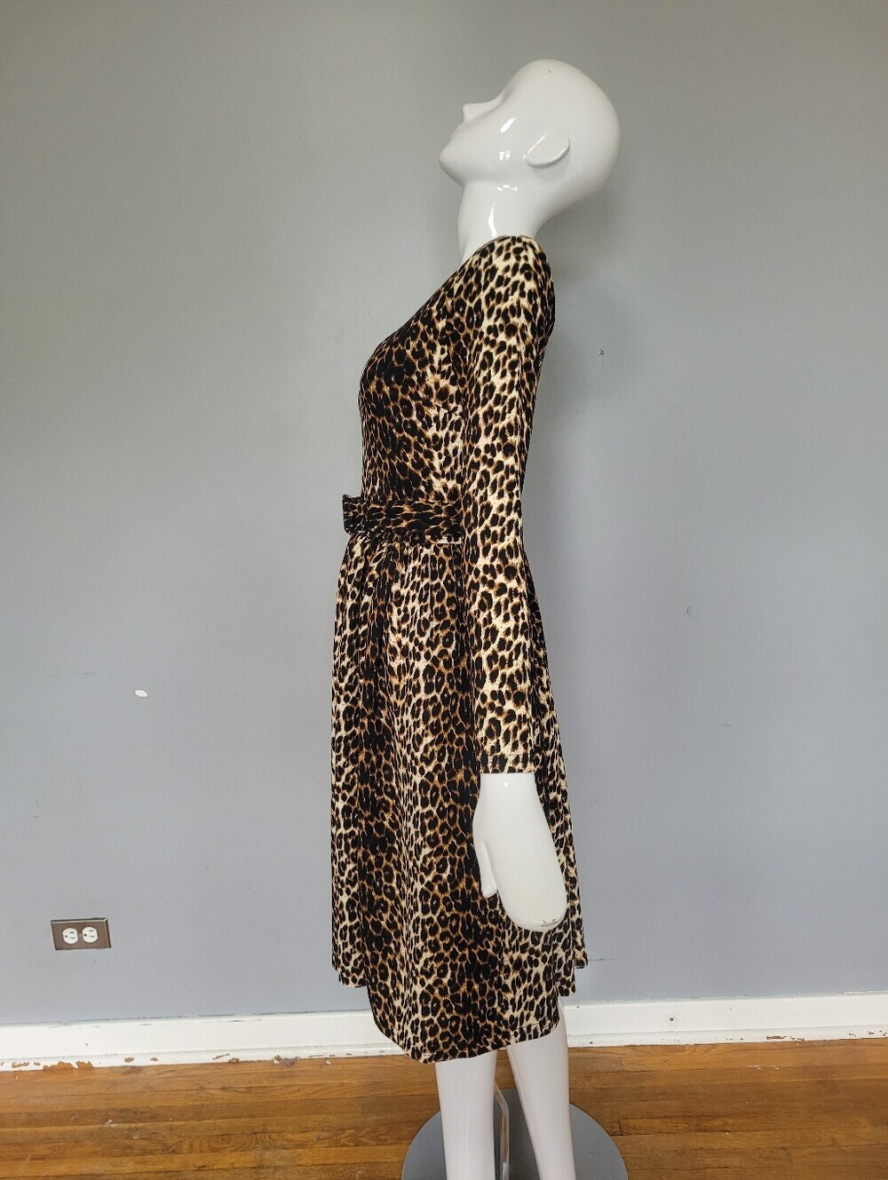 Vixen By Micheline Pitt Troublemaker Swing Dress In Leopard, BNWT, XS And M - Picture 4 of 10